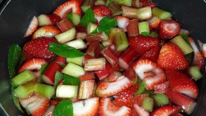 Rhubarbe fraise